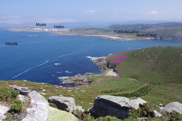 Blick auf Murxia mit Erklärung