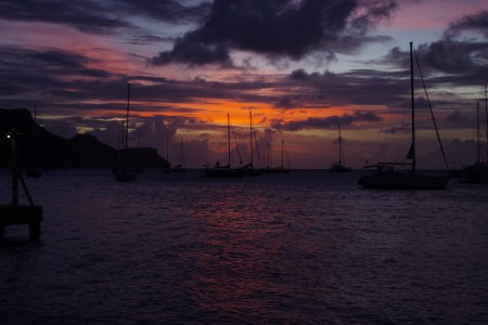 Blick in die Ankerbucht (Bequia)